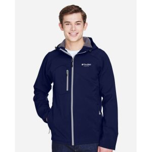 North End Prospect Two-Layer Fleece Bonded Soft Shell Hooded Jacket