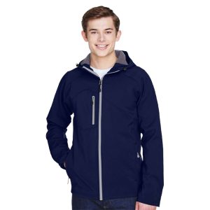 North End Prospect Two-Layer Fleece Bonded Soft Shell Hooded Jacket