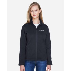 Devon & Jones Women's Bristol Full-Zip Sweater Fleece Jacket