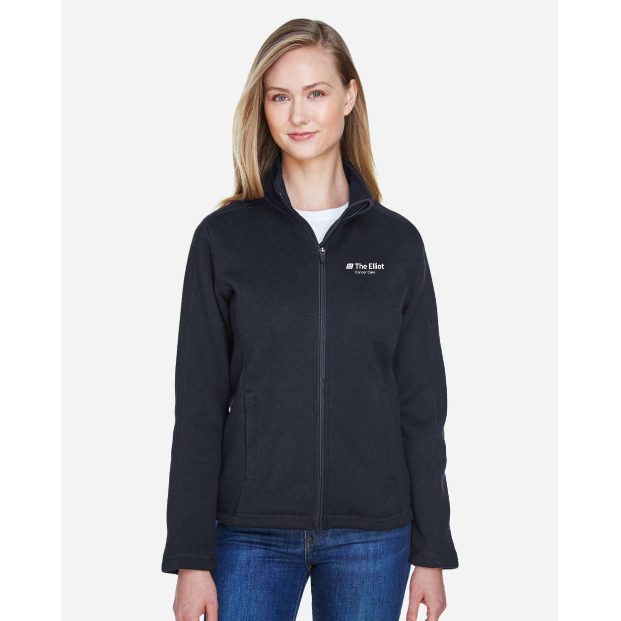 Devon & Jones Women's Bristol Full-Zip Sweater Fleece Jacket