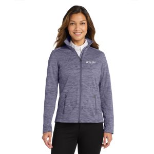 Port Authority® Women's Digi Stripe Fleece Jacket
