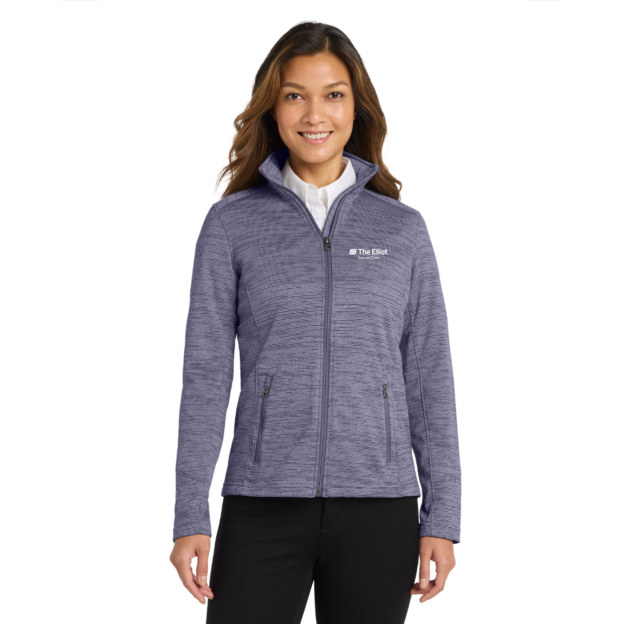 Port Authority® Women's Digi Stripe Fleece Jacket
