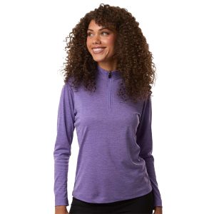 AllPro Women's Pro-Lock Performance Mélange Quarter-Zip Pullover